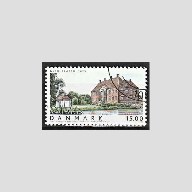 FRIMRKER DANMARK | 2004 - AFA 1382 - Danske Boliger III. - 15,00 Kr. Nys - Pnt Stemplet