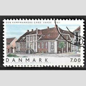 FRIMRKER DANMARK | 2004 - AFA 1380 - Danske Boliger III. - 7,00 Kr. Kampmanske grd - Pnt Stemplet