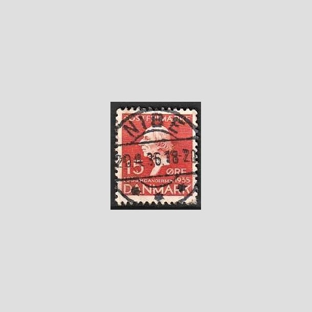 FRIMRKER DANMARK | 1935 - AFA 226 - H. C. Andersen 15 re rd - Lux Stemplet Nibe