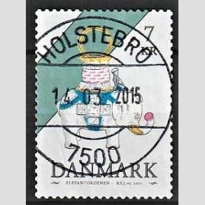 FRIM�RKER DANMARK | 2015 - AFA 1812 - Danske ordener - 7,00 Kr. flerfarvet - Pragt Stemplet Holstebro