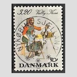 FRIM�RKER DANMARK | 1989 - AFA 936 - Folkedragter - 3,20 Kr. flerfarvet - Pragt Stemplet