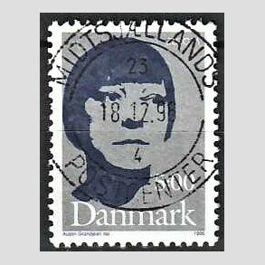 FRIM�RKER DANMARK | 1996 - AFA 1117 - Ber�mte kvinder - 5,00 kr. gr�/m�rkbl� - Pragt Stemplet 