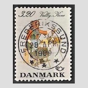 FRIM�RKER DANMARK | 1989 - AFA 936 - Folkedragter - 3,20 Kr. flerfarvet - Pragt Stemplet Frederikssund