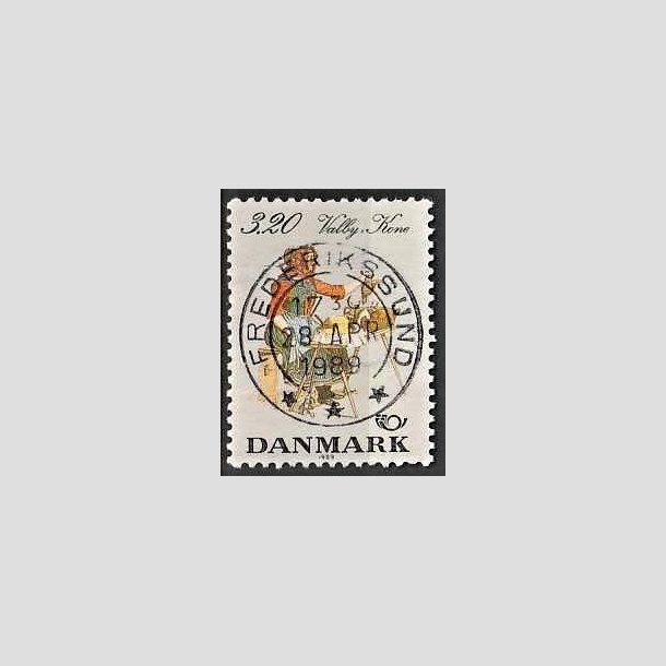 FRIMRKER DANMARK | 1989 - AFA 936 - Folkedragter - 3,20 Kr. flerfarvet - Pragt Stemplet Frederikssund