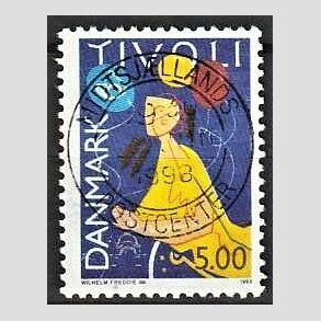 FRIM�RKER DANMARK | 1993 - AFA 1044 - Turisme - 5,00 Kr. flerfarvet - Pragt Stemplet