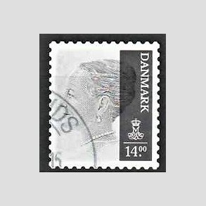 FRIMRKER DANMARK | 2012 - AFA 1688 - Dronning Margrethe II - 14,00 Kr. gr - Pnt Stemplet