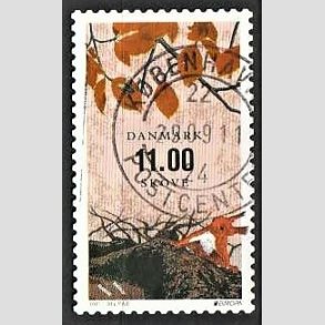 FRIMRKER DANMARK | 2011 - AFA 1659 - Europamrker, skove - 11,00 Kr. flerfarvet - Pnt Stemplet