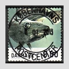 FRIM�RKER DANMARK | 2013 - AFA 1727 - Fisk - 8,00 Kr. torsk - Pragt Stemplet