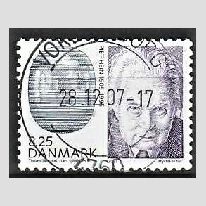 FRIM�RKER DANMARK | 2007 - AFA 1521 - Store danskere I - 8,25 Kr. flerfarvet - Lux Stemplet Vordingborg