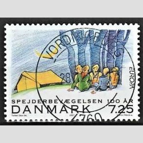 FRIM�RKER DANMARK | 2007 - AFA 1511 - Spejderbev�gelsen - 7,25 Kr. Aftenstemning - Pragt Stemplet Vordingborg