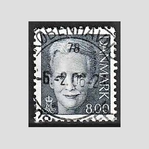 FRIMRKER DANMARK | 2005 - AFA 1450 - Dronning Margrethe II - 8,00 mrkgr - Pragt Stemplet