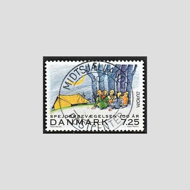 FRIMRKER DANMARK | 2007 - AFA 1511 - Spejderbevgelsen - 7,25 Kr. Aftenstemning - Pragt Stemplet Midtsjlland