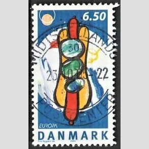 FRIM�RKER DANMARK | 2005 - AFA 1437 - Europam�rker - 6,50 Kr. Hotdog - Pragt Stemplet