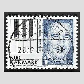 FRIM�RKER DANMARK | 2007 - AFA 1519 - Store danskere I - 6,00 Kr. flerfarvet - Lux Stemplet Vordingborg