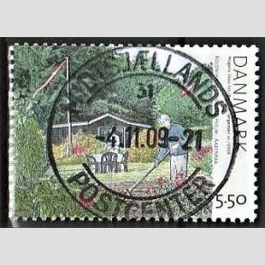 FRIM�RKER DANMARK | 2008 - AFA 1548 - Kolonihaver - 5,50 Kr. flerfarvet - Pragt Stemplet