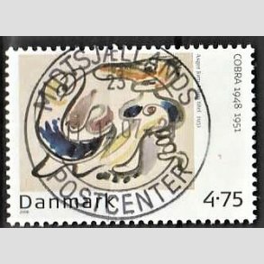 FRIM�RKER DANMARK | 2006 - AFA 1484 - Cobra-malere 9. - 4,75 Kr. Asger Jorn - Pragt Stemplet