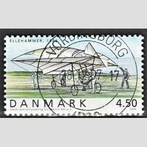 FRIM�RKER DANMARK | 2006 - AFA 1478 - Ellehammer - 4,50 Kr. flerfarvet - Pragt Stemplet Vordingborg