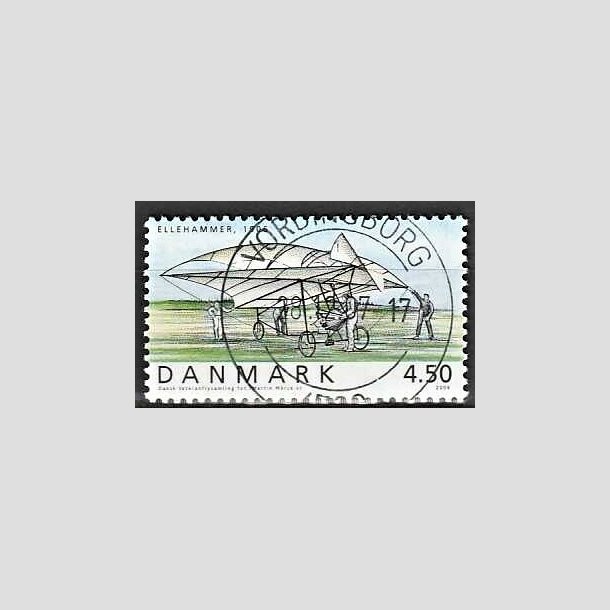 FRIMRKER DANMARK | 2006 - AFA 1478 - Ellehammer - 4,50 Kr. flerfarvet - Pragt Stemplet Vordingborg