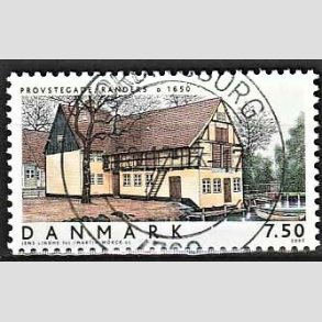 FRIM�RKER DANMARK | 2005 - AFA 1419 - Danske boliger IV. - 7,50 Kr. Provstegade - Pragt Stemplet Vordingborg