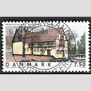FRIM�RKER DANMARK | 2005 - AFA 1419 - Danske boliger IV. - 7,50 Kr. Provstegade - Pragt Stemplet Midtsj�lland