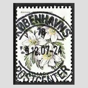 FRIM�RKER DANMARK | 2006 - AFA 1458 - For�rsblomster - 8,00 Kr. Anemone - Pragt Stemplet