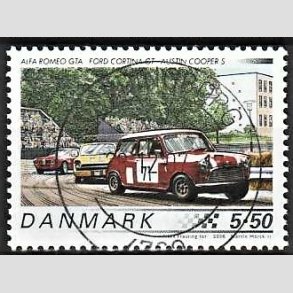 FRIM�RKER DANMARK | 2006 - AFA 1471 - Klassiske racerbiler - 5,50 Kr. Mini Cooper S - Pragt Stemplet Vordingborg