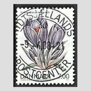 FRIM�RKER DANMARK | 2006 - AFA 1457 - For�rsblomster - 7,00 Kr. Krokus - Pragt Stemplet