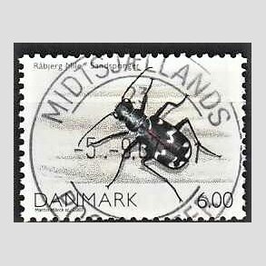 FRIM�RKER DANMARK | 2007 - AFA 1513 - Danmarks natur I - 6,00 Kr. flerfarvet - Pragt Stemplet Midtsj�lland