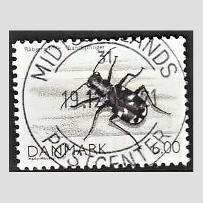 FRIM�RKER DANMARK | 2007 - AFA 1513 - Danmarks natur I - 6,00 Kr. flerfarvet - Pragt Stemplet Midtsj�lland