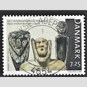 FRIM�RKER DANMARK | 2007 - AFA 1497 - Internationalt polar�r - 7,25 Kr. flerfarvet - Pragt Stemplet Fakse Ladeplads