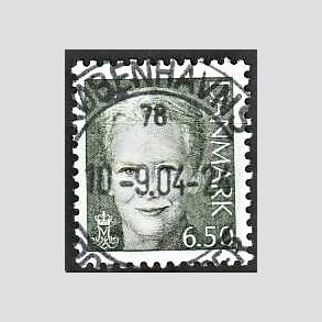 FRIMRKER DANMARK | 2002 - AFA 1305 - Dronning Margrethe II - 6,50 stlgrn - Pragt Stemplet