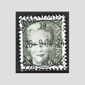 FRIMRKER DANMARK | 2002 - AFA 1305 - Dronning Margrethe II - 6,50 stlgrn - Pragt Stemplet