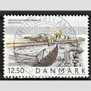 FRIM�RKER DANMARK | 2004 - AFA 1403 - Vikingeskibsmuseet - 12,50 Kr. Udgravning - Pragt Stemplet