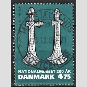 FRIM�RKER DANMARK | 2007 - AFA 1501 - Nationalmuseet 200 �r. - 4,75 Kr. flerfarvet - Pragt Stemplet