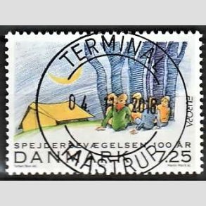 FRIM�RKER DANMARK | 2007 - AFA 1511 - Spejderbev�gelsen - 7,25 Kr. Aftenstemning - Pragt Stemplet
