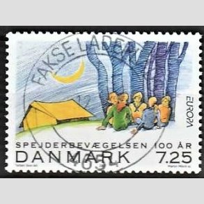 FRIM�RKER DANMARK | 2007 - AFA 1511 - Spejderbev�gelsen - 7,25 Kr. Aftenstemning - Pragt Stemplet Fakse Ladeplads