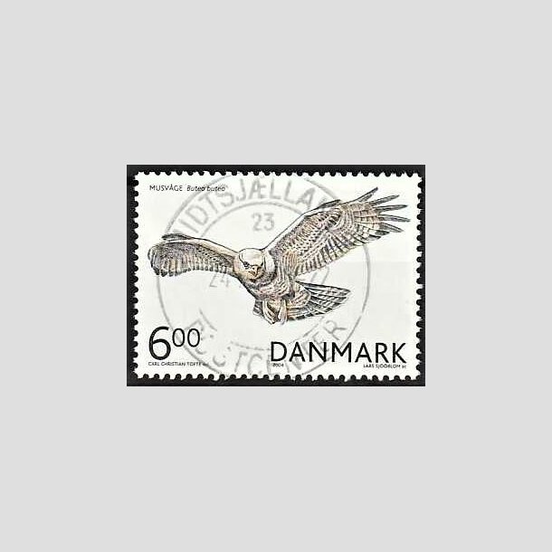 FRIMRKER DANMARK | 2004 - AFA 1411 - Rovfugle i Danmark - 6,00 Kr. Musvge - Pragt Stemplet