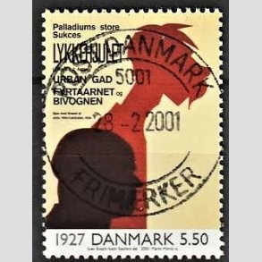 FRIMRKER DANMARK | 2000 - AFA 1252 - 1900-tallet - 5,50 Kr. flerfarvet - Pragt Stemplet