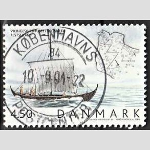 FRIM�RKER DANMARK | 2004 - AFA 1400 - Vikingeskibsmuseet - 4,50 Kr. Testsejlads - Pragt Stemplet K�benhavn