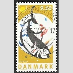 FRIM�RKER DANMARK | 2005 - AFA 1438 - Europam�rker - 9,50 Kr. Fiskeret - Pragt Stemplet Vordingborg