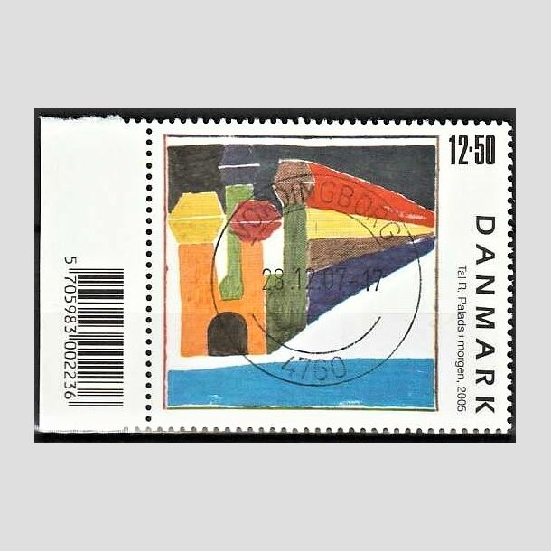 FRIMRKER DANMARK | 2005 - AFA 1442 - Frimrkekunst 8. - 12,50 Kr. Tal R. - Pragt Stemplet Vordingborg