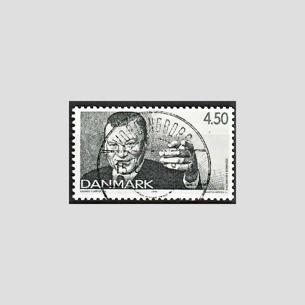 FRIMRKER DANMARK | 1999 - AFA 1213 - Dansk revy - 4,50 Kr. grn - Pragt Stemplet Vordingborg