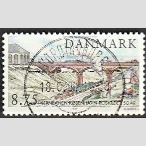 FRIM�RKER DANMARK | 1997 - AFA 1149 - K�benhavn-Roskilde - 8,75 Kr. flerfarvet - Lux Stemplet Vordingborg