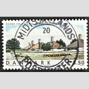 FRIM�RKER DANMARK | 2002 - AFA 1334 - Danske boliger I. - 5,50 Kr. Dansk Folkeferie - Pragt Stemplet