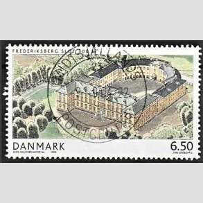 FRIM�RKER DANMARK | 2004 - AFA 1393 - Frederiksberg Slot - 6,50 Kr. flerfarvet - Pragt Stemplet