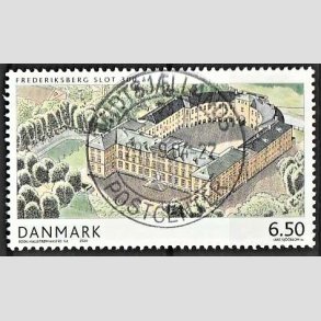 FRIM�RKER DANMARK | 2004 - AFA 1393 - Frederiksberg Slot - 6,50 Kr. flerfarvet - Pragt Stemplet