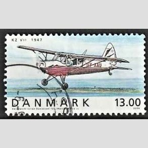FRIMRKER DANMARK | 2006 - AFA 1481 - Ellehammer - 13,00 Kr. flerfarvet - Pnt Stemplet 