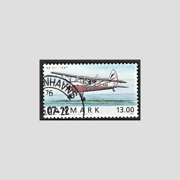 FRIMRKER DANMARK | 2006 - AFA 1481 - Ellehammer - 13,00 Kr. flerfarvet - Pnt Stemplet 