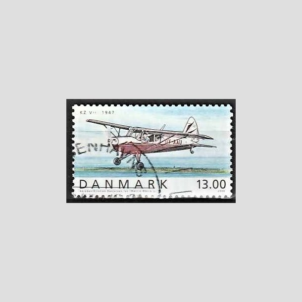 FRIMRKER DANMARK | 2006 - AFA 1481 - Ellehammer - 13,00 Kr. flerfarvet - Pnt Stemplet 