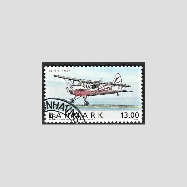 FRIMRKER DANMARK | 2006 - AFA 1481 - Ellehammer - 13,00 Kr. flerfarvet - Pnt Stemplet 